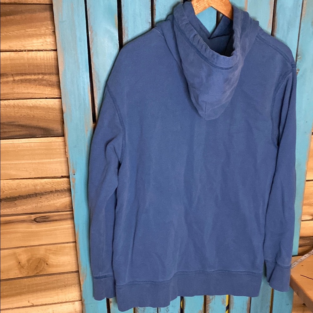 American Eagle Outfitters ae.usa pullover Hoodie size XL blue black - Picture 3 of 5